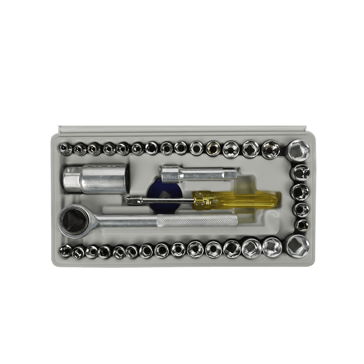 40pcs 소켓 렌치 키트 오토바이 수리 도구 래칫 스패너 콤보 도구 키트 자동 복구 도구 세트